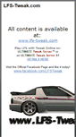 Mobile Screenshot of files.lfs-tweak.com